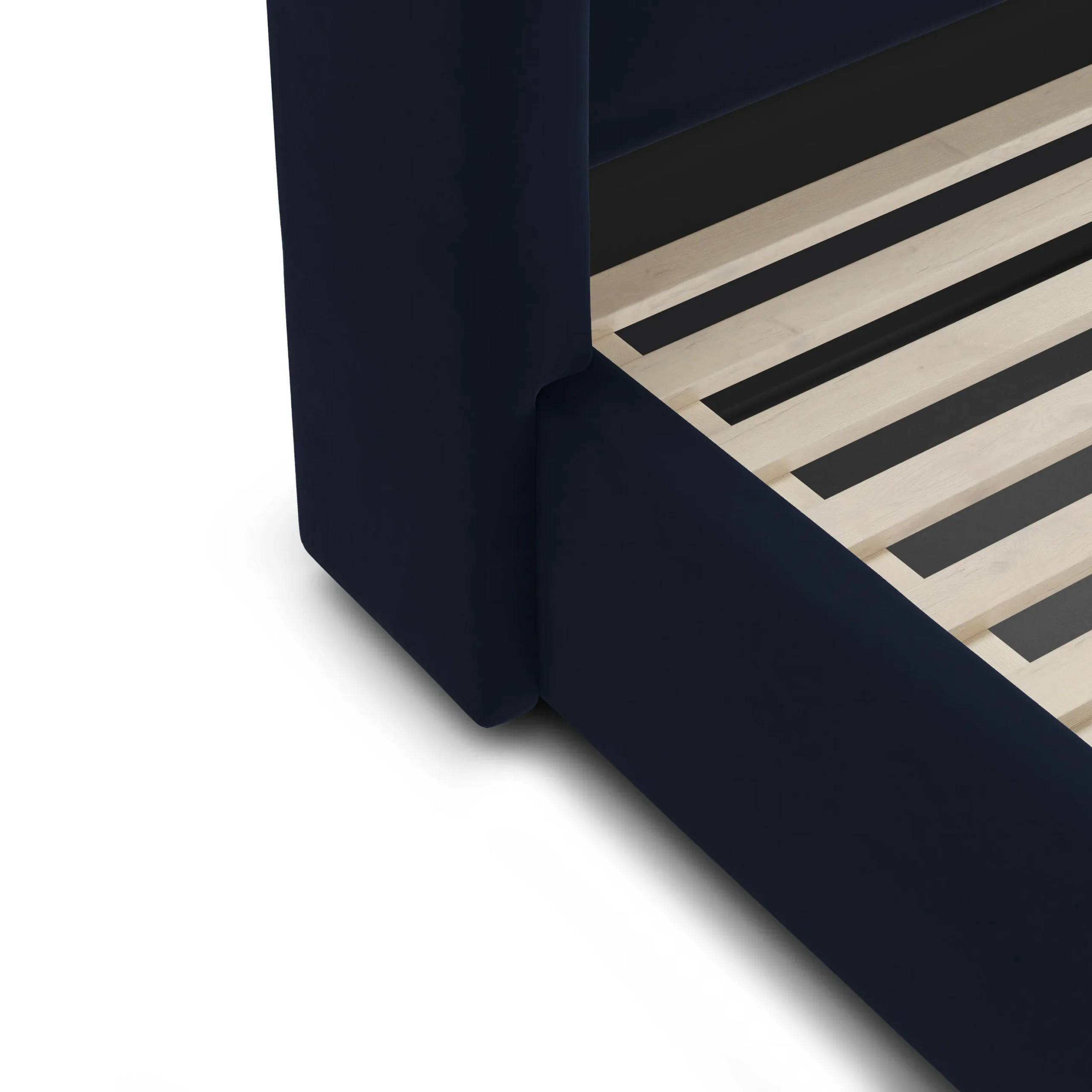 Calabri Queen Velvet Bed - Hale Ink - Image 3