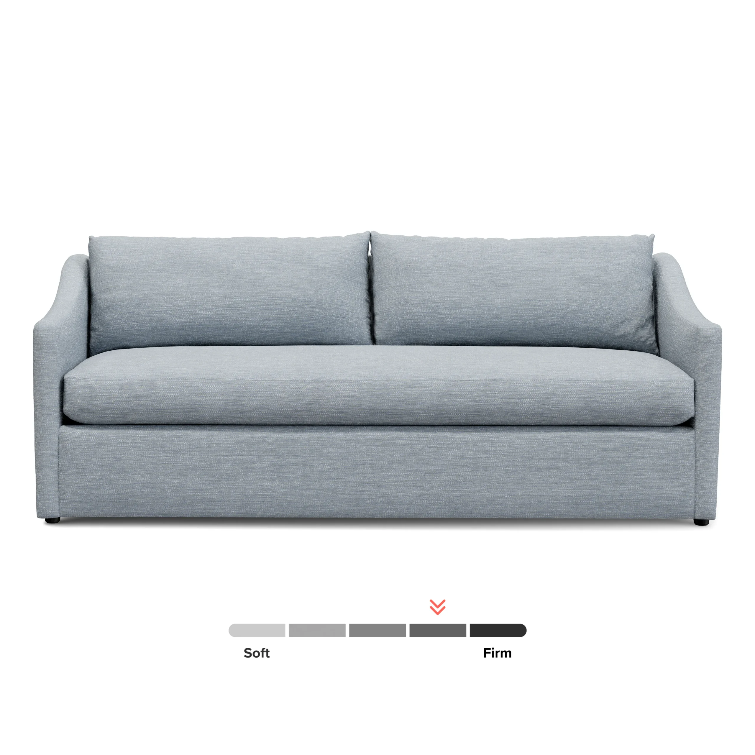 Landry 84.5_ Sofa Bed - Silver Light Blue - Image 4
