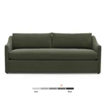 Landry 84.5_ Velvet Sofa Bed - Hale Fir Green