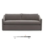 Landry 84.5_ Velvet Sofa Bed - Hale Warm Gray