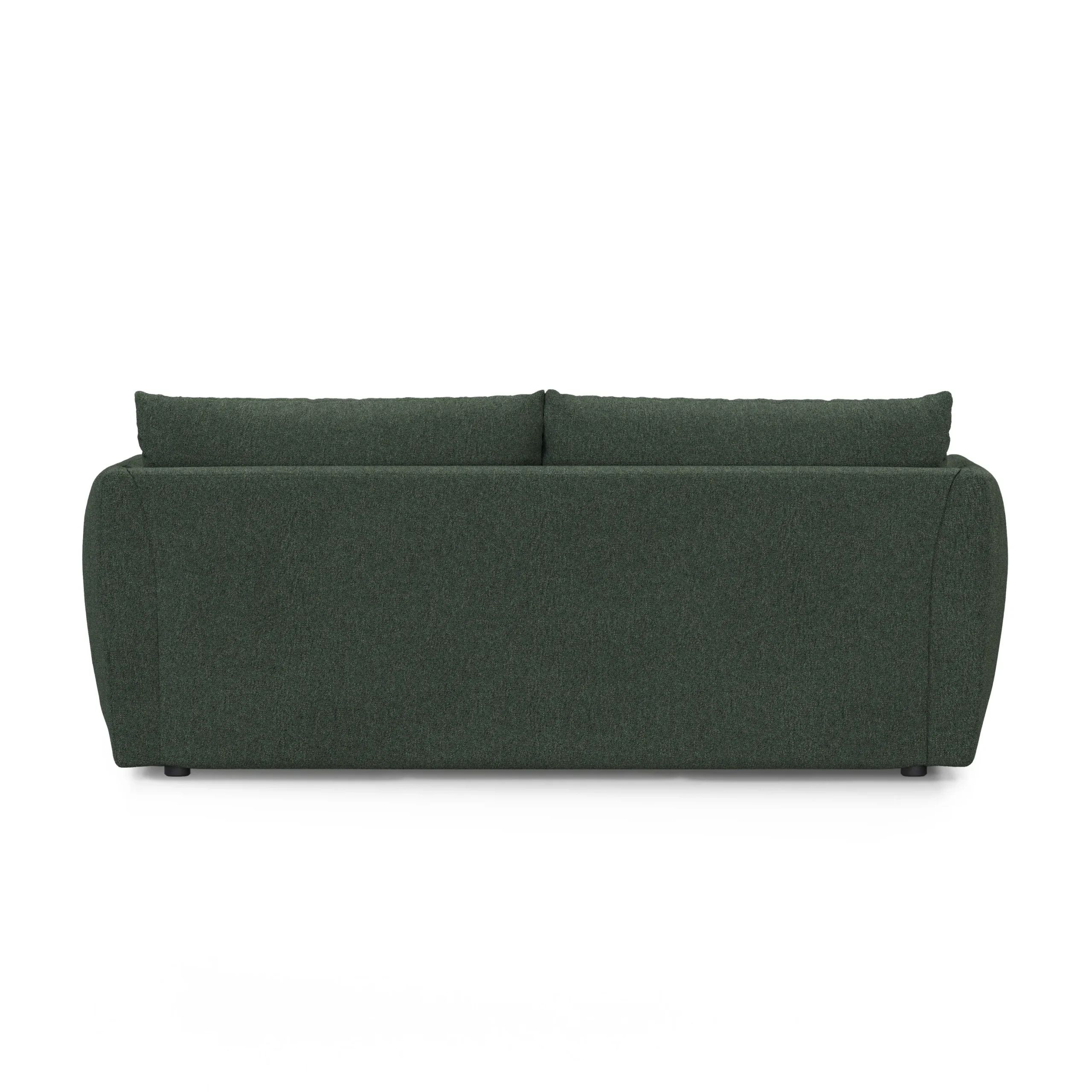 Leigh 86_ Sofa Bed - Green Wool Bouclé - Image 12