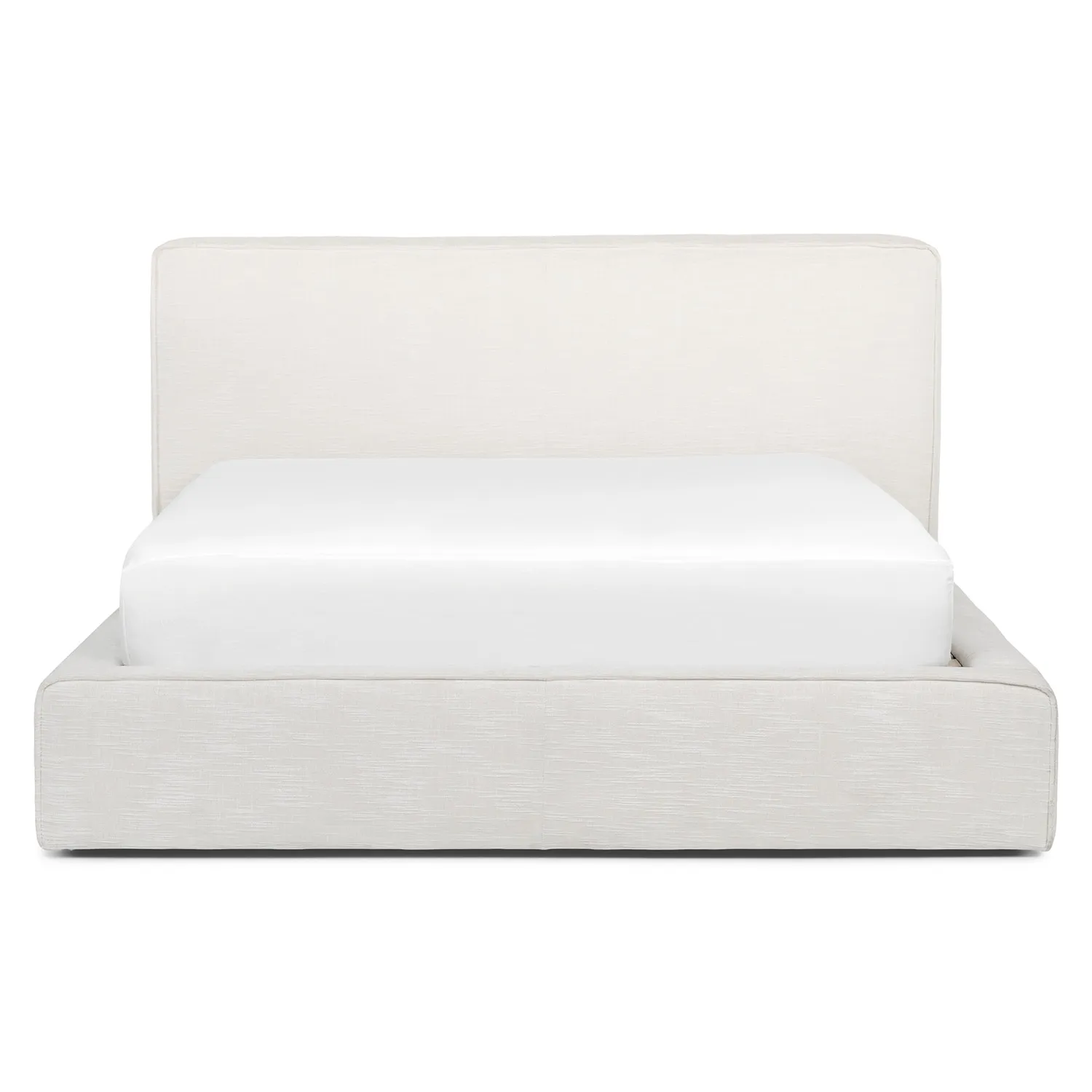 Cigar Queen Upholstered Storage Bed - Ankara Ivory - Image 5