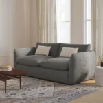 Leigh 86_ Sofa Bed - Silver Gray