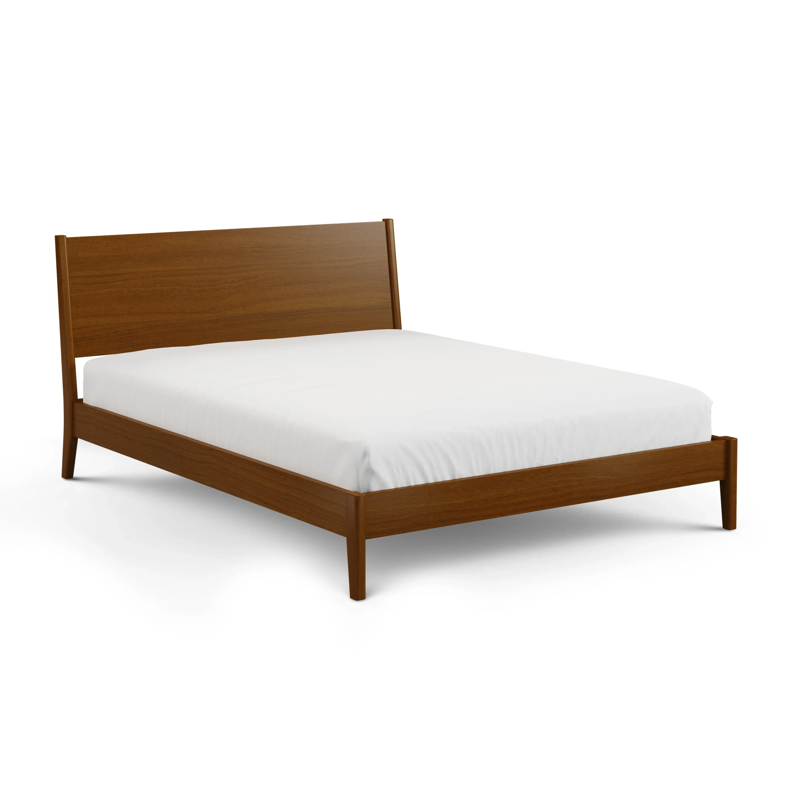 Cooper Queen Low Profile Bed - Walnut - Image 4