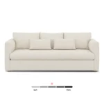 Marina 90_ Sofa Bed - Ivory Wool Bouclé