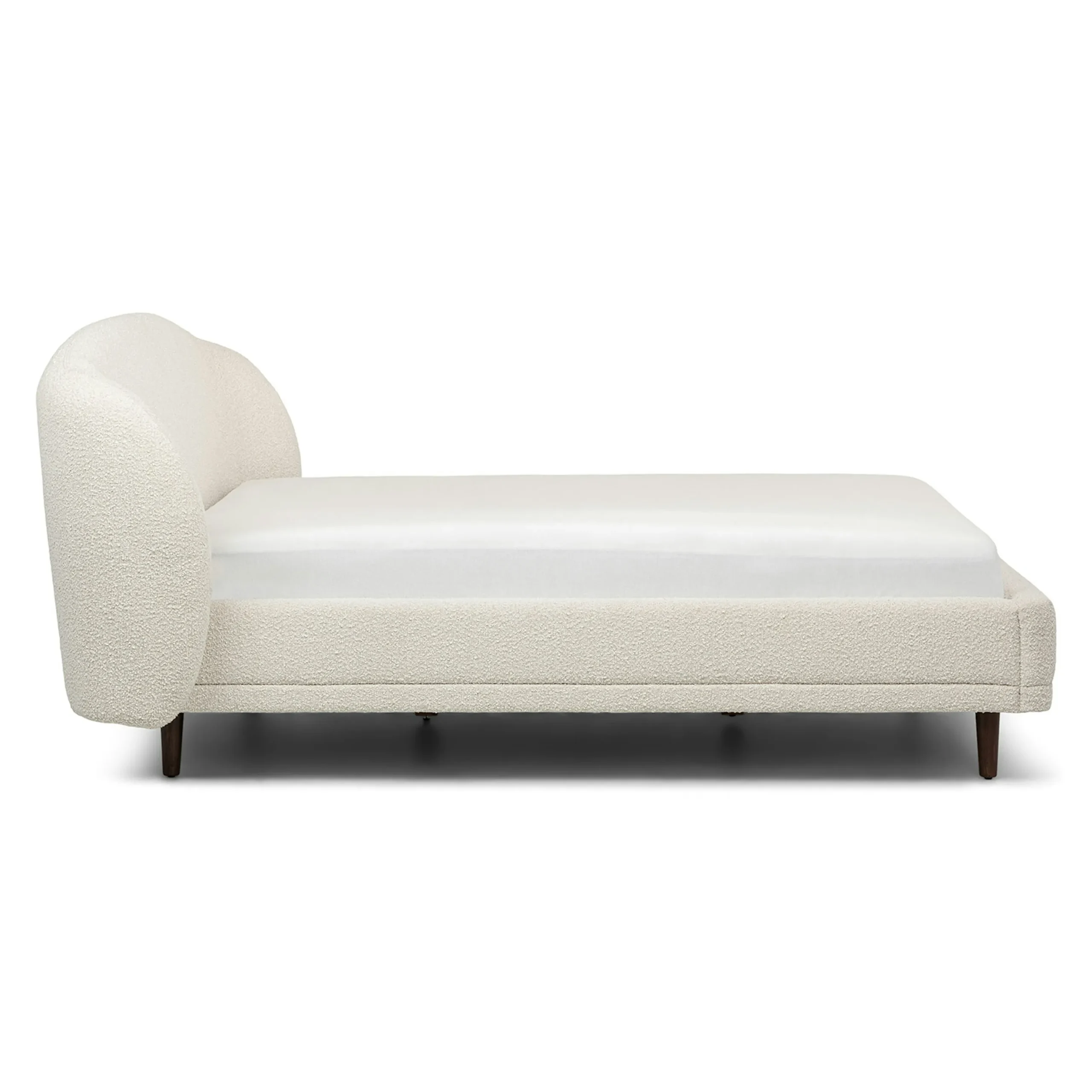 Kayra Queen Upholstered Bed - Ivory Bouclé - Image 3