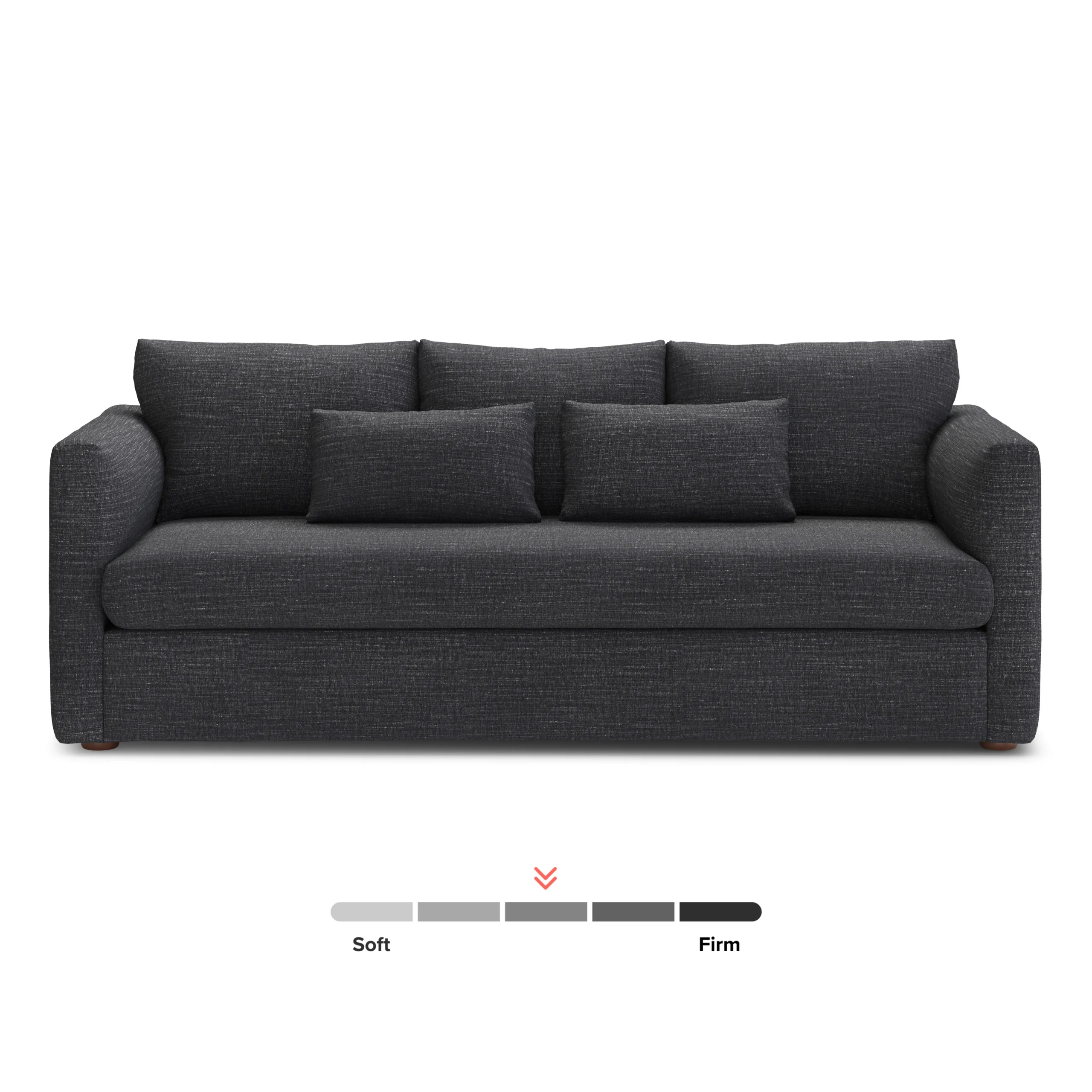 Marina 90_ Sofa Bed - Napa Charcoal - Image 4