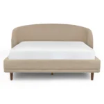 Kayra Queen Upholstered Bed - Lunaria Sandstone Bouclé