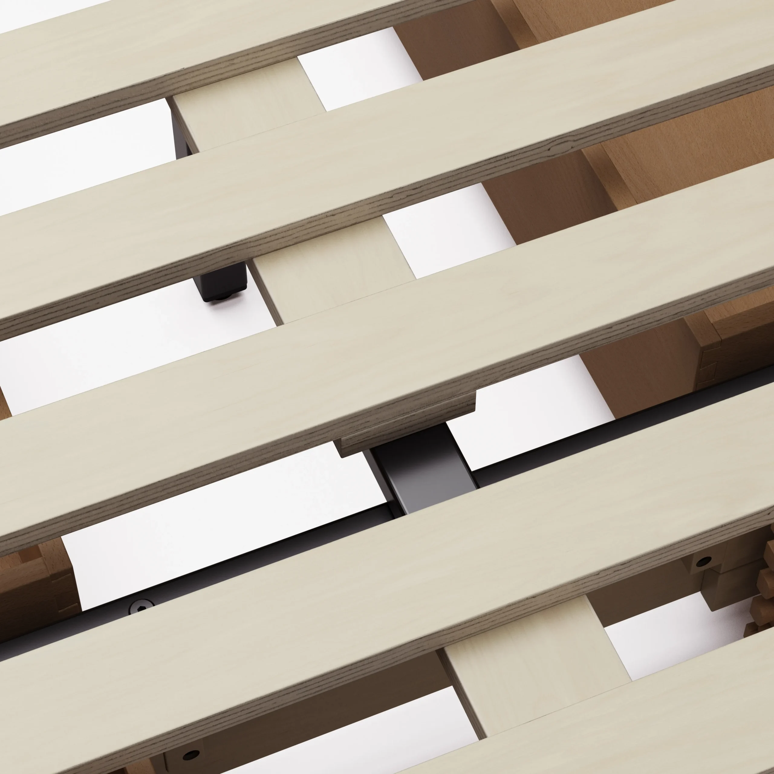 Leif Full Platform Storage Bed - White Oak - Image 6