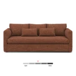 Marina 90_ Sofa Bed - Napa Rust