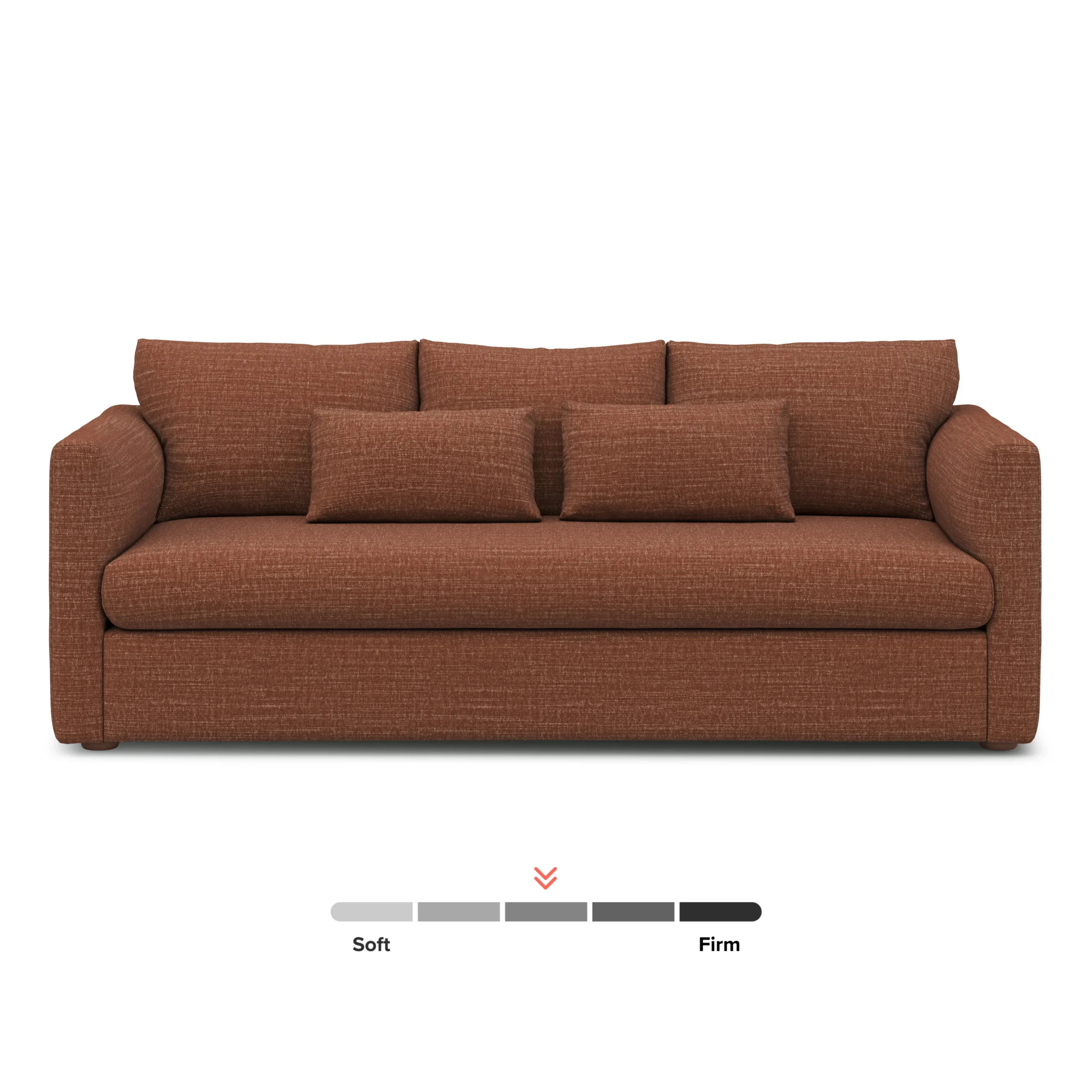 Marina 90_ Sofa Bed - Napa Rust - Image 4