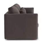 Marina 90_ Velvet Sofa Bed - Hale Warm Gray