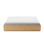 Leif King Platform Bed - White Oak
