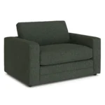 Riley 57.5_ Sleeper Chair - Green Wool Bouclé