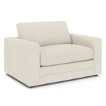Riley 57.5_ Sleeper Chair - Ivory Wool Bouclé