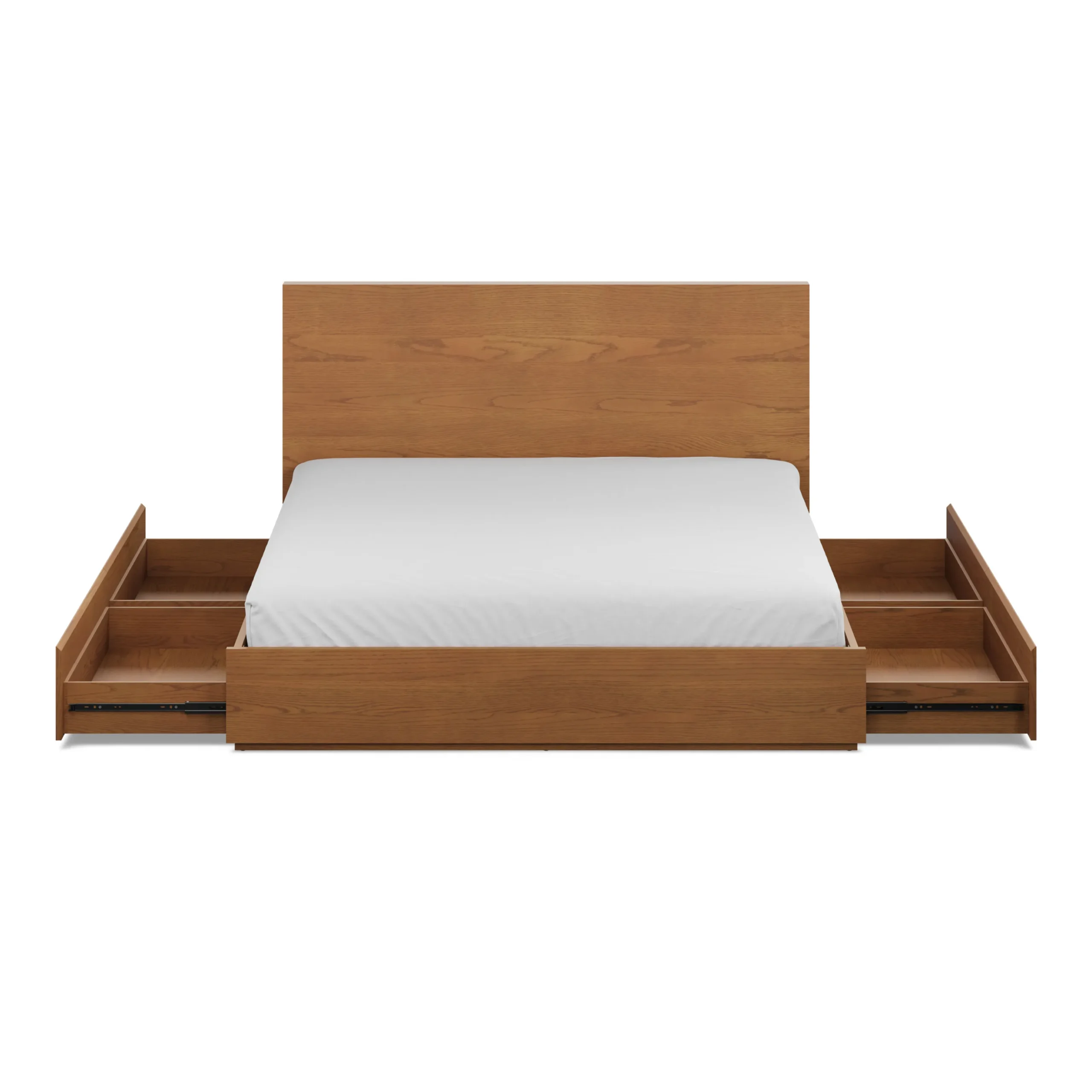 Leif King Storage Bed - Smoked Oak - Image 6