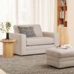 Riley 57.5_ Sleeper Chair - Napa White