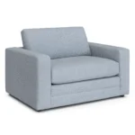 Riley 57.5_ Sleeper Chair - Silver Light Blue