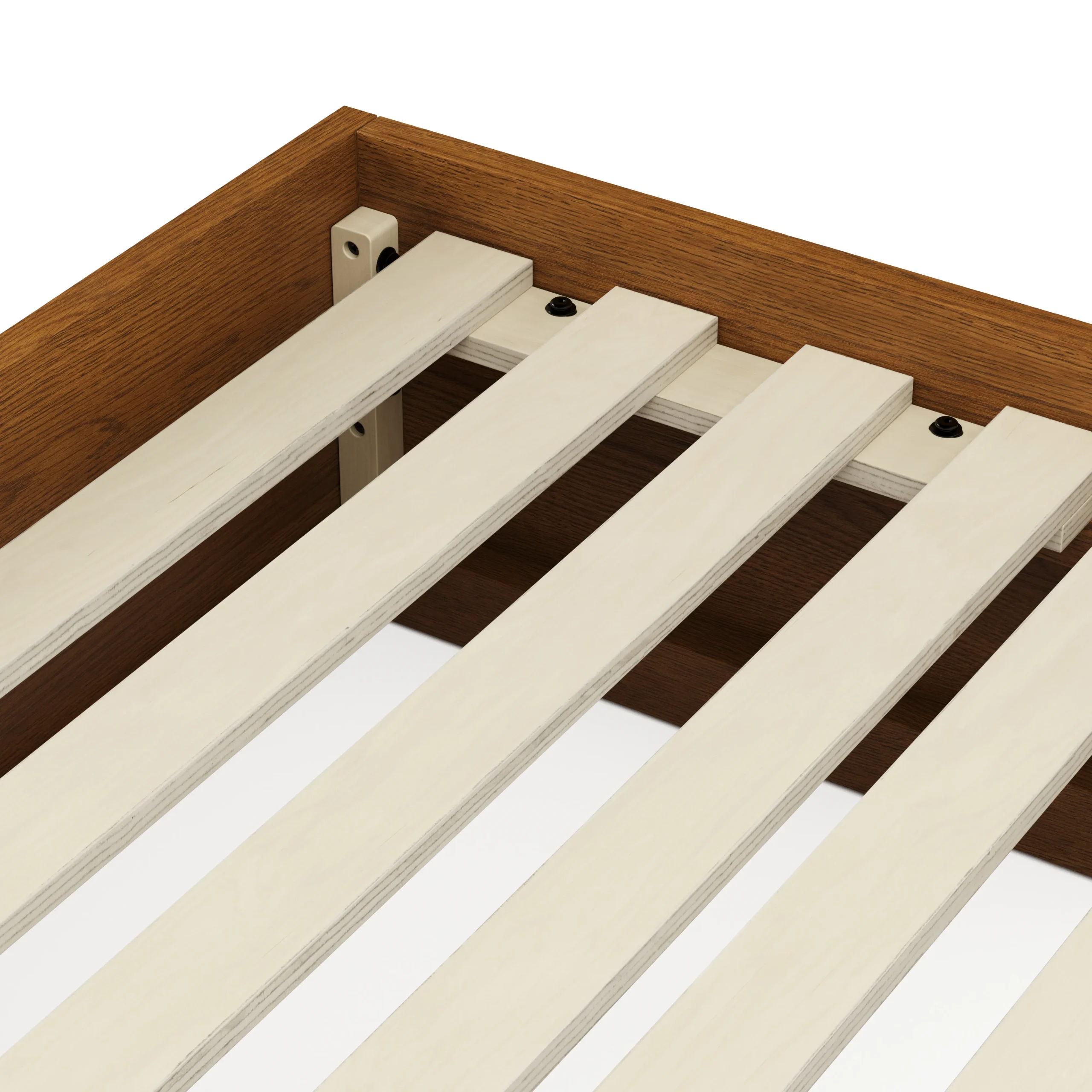 Leif Queen Platform Bed - Smoked Oak - Image 2