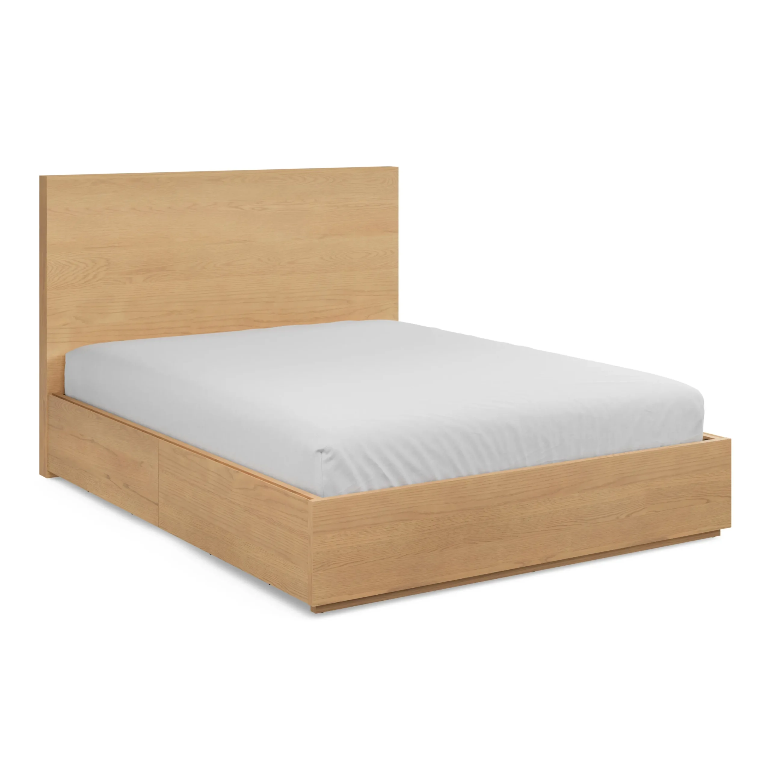 Leif Queen Storage Bed - White Oak - Image 6