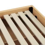 Leif Twin Platform Storage Bed - White Oak