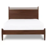 Lenia Full Panel Bed - Walnut