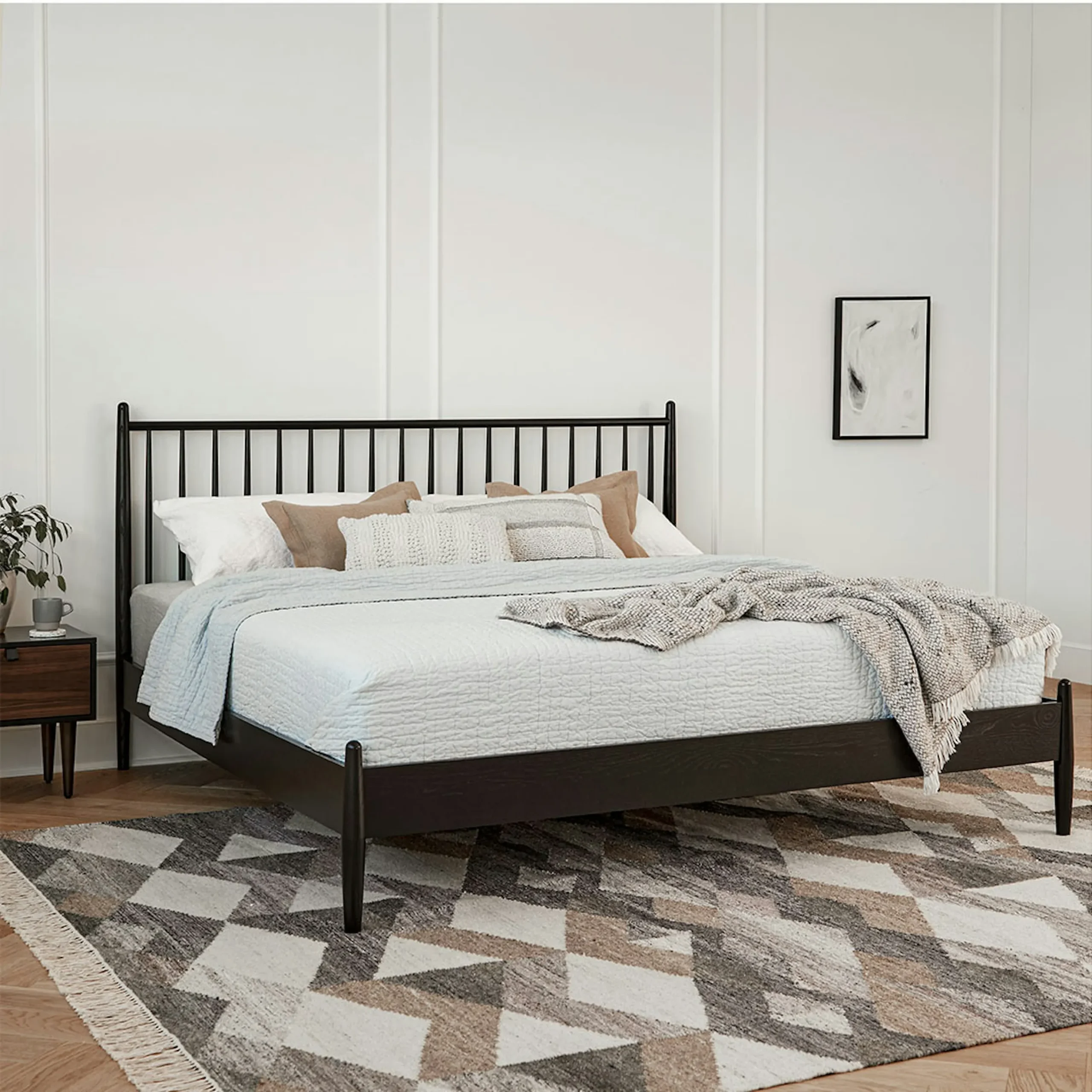 Lenia King Bed - Black - Image 4