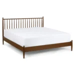 Lenia King Bed - Walnut