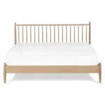 Lenia King Bed - White Oak