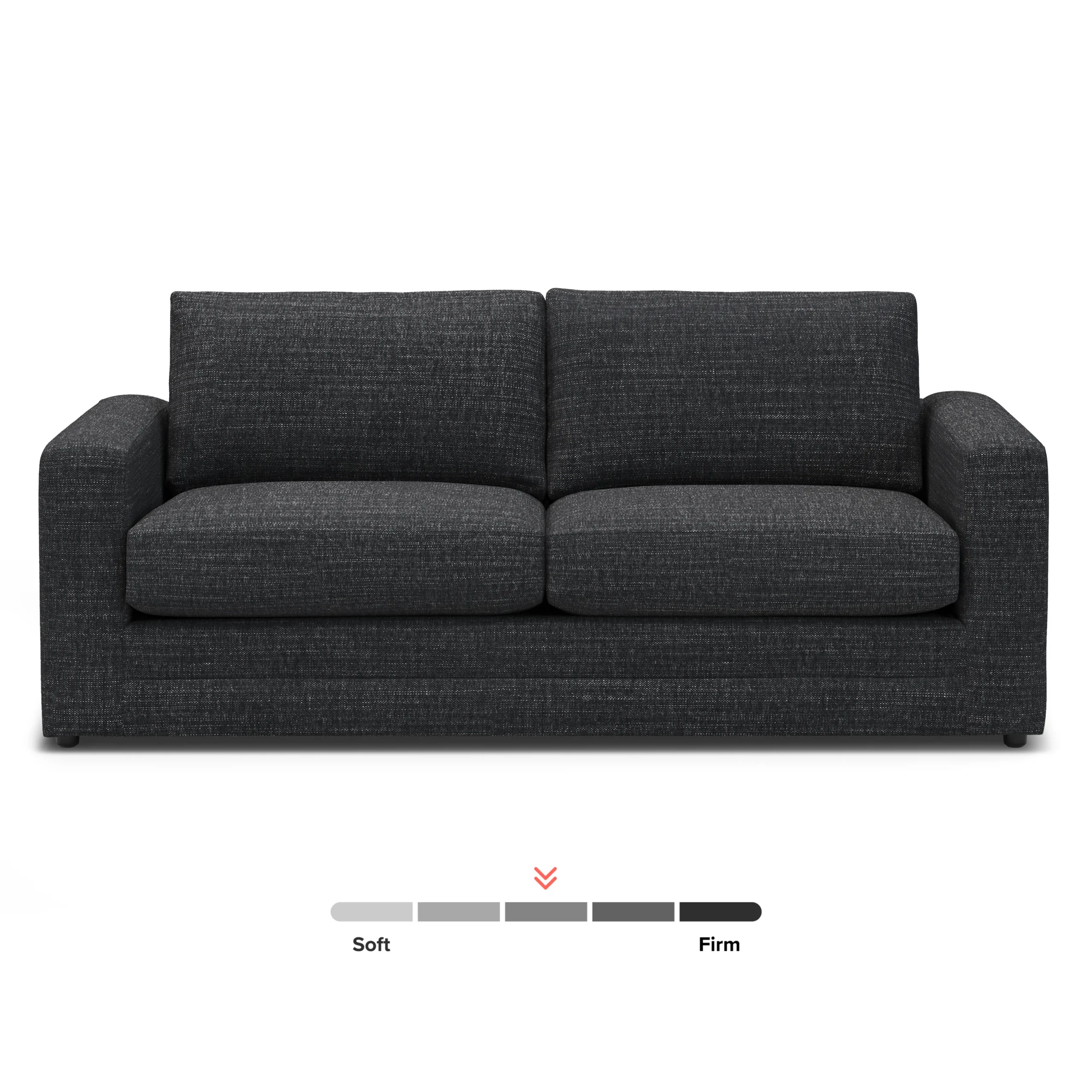 Riley 84_ Sofa Bed - Napa Charcoal - Image 4