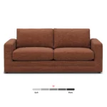 Riley 84_ Sofa Bed - Napa Rust