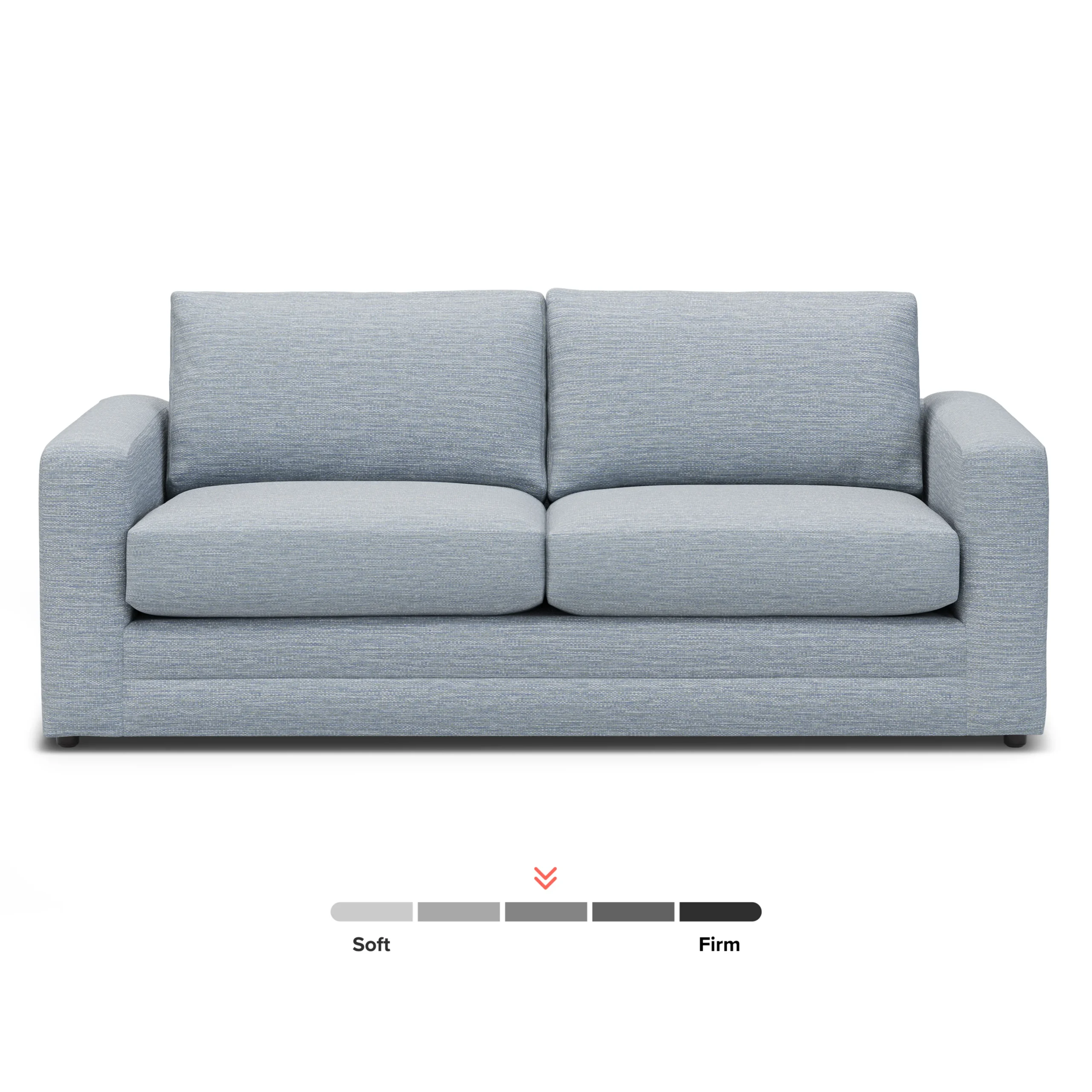 Riley 84_ Sofa Bed - Silver Light Blue - Image 4