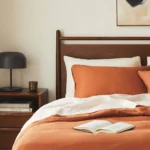 Lenia King Panel Bed - Walnut