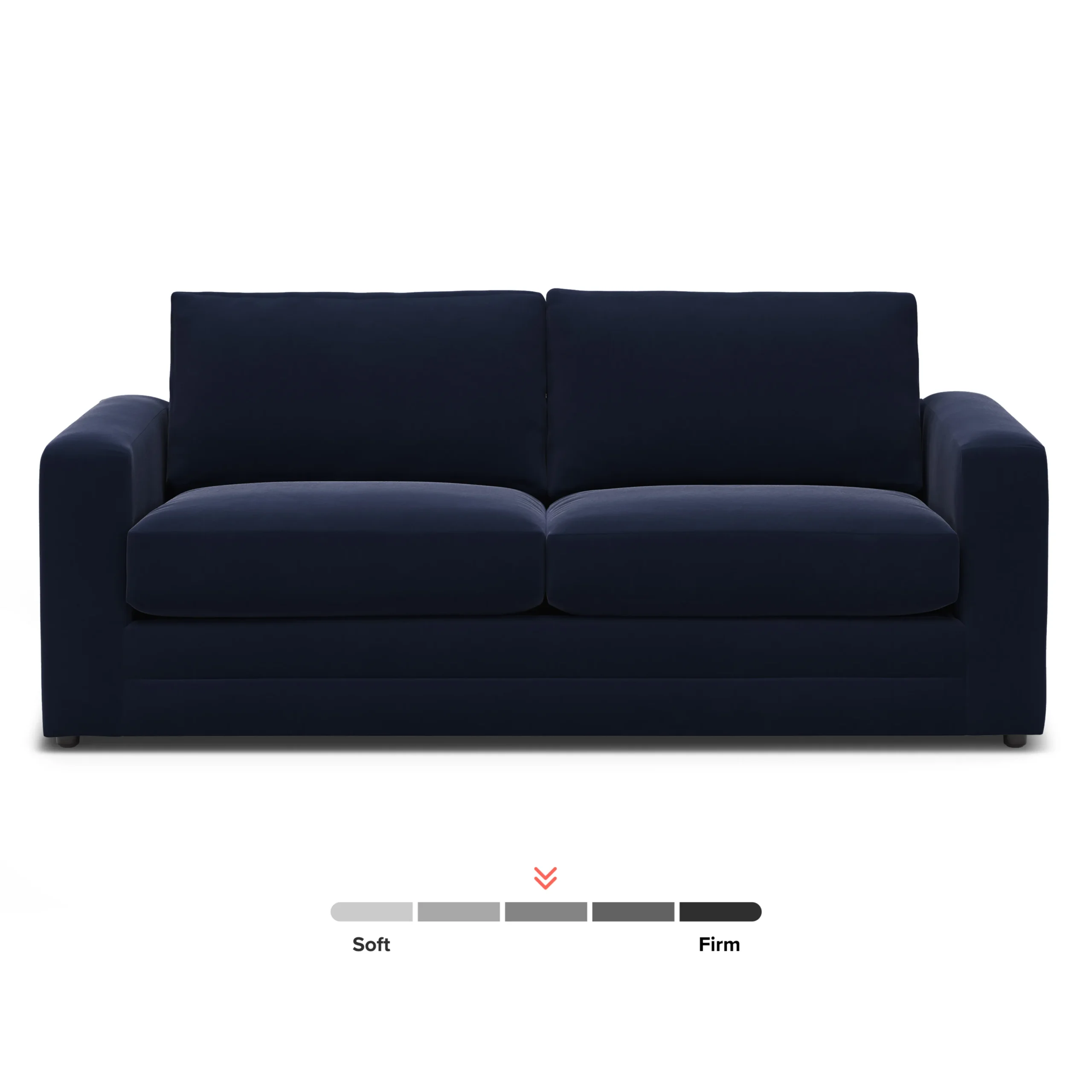 Riley 84_ Velvet Sofa Bed - Hale Ink - Image 4