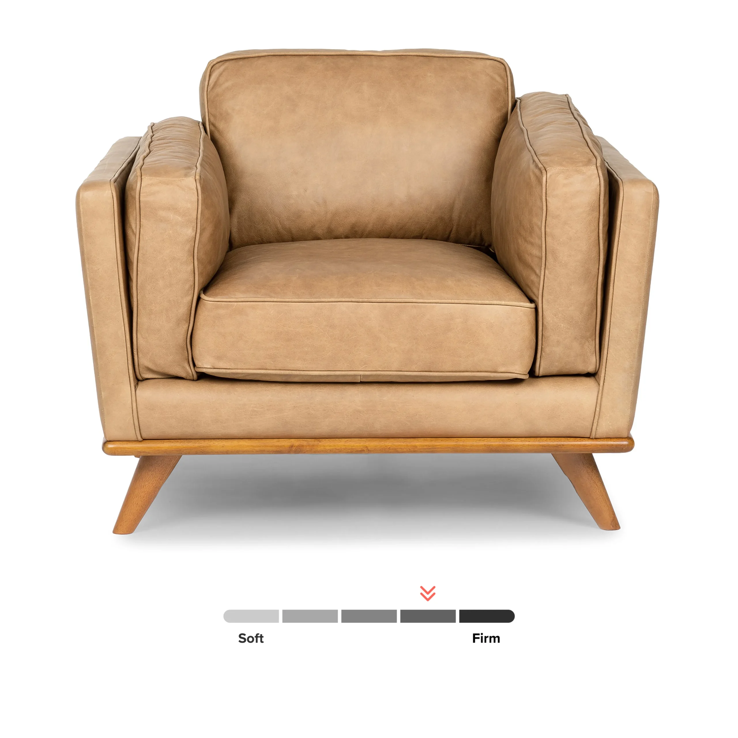 Timber 41_ Leather Lounge Chair - Charme Tan - Image 10