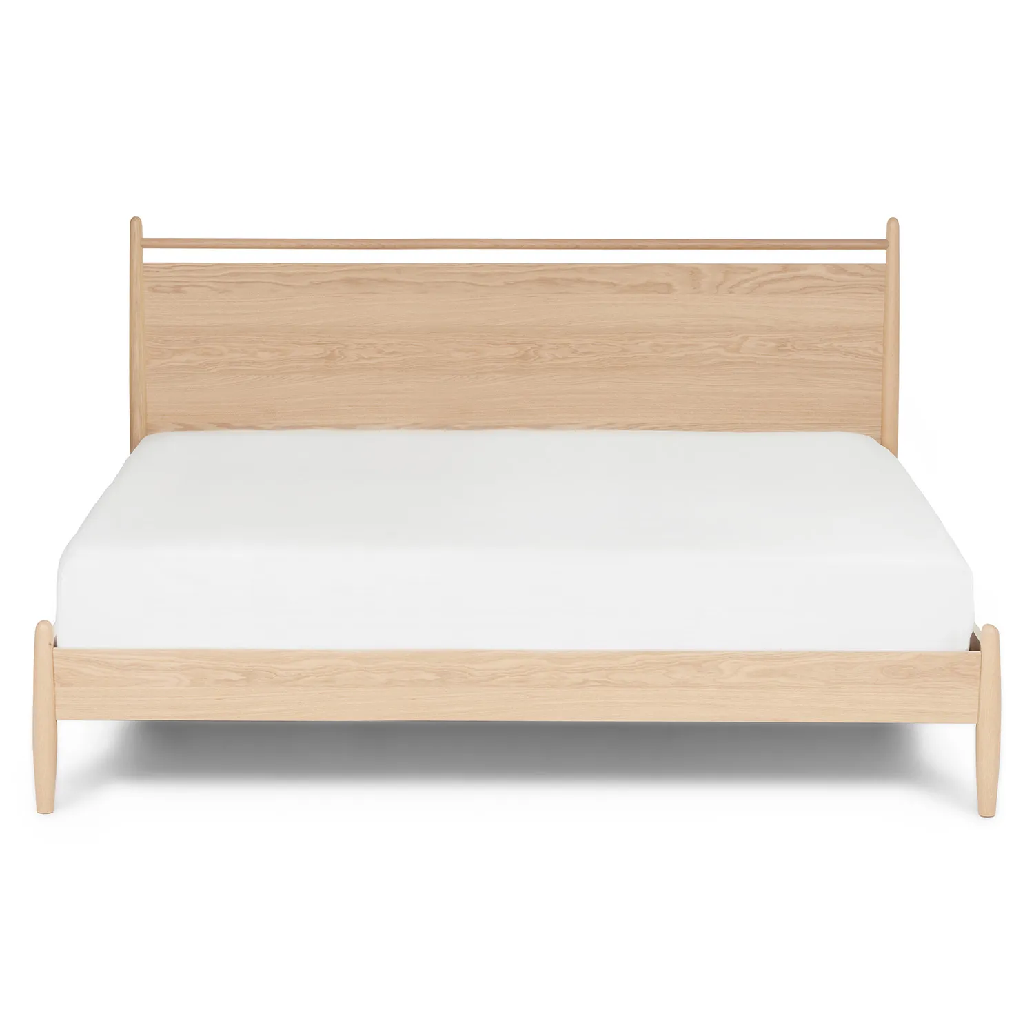 Lenia King Panel Bed - White Oak - Image 19