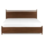 Lenia King Panel Storage Bed - Walnut
