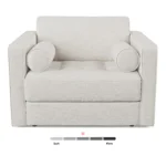 Sven 45.5_ Tufted Sleeper Chair - Biscuit Cream