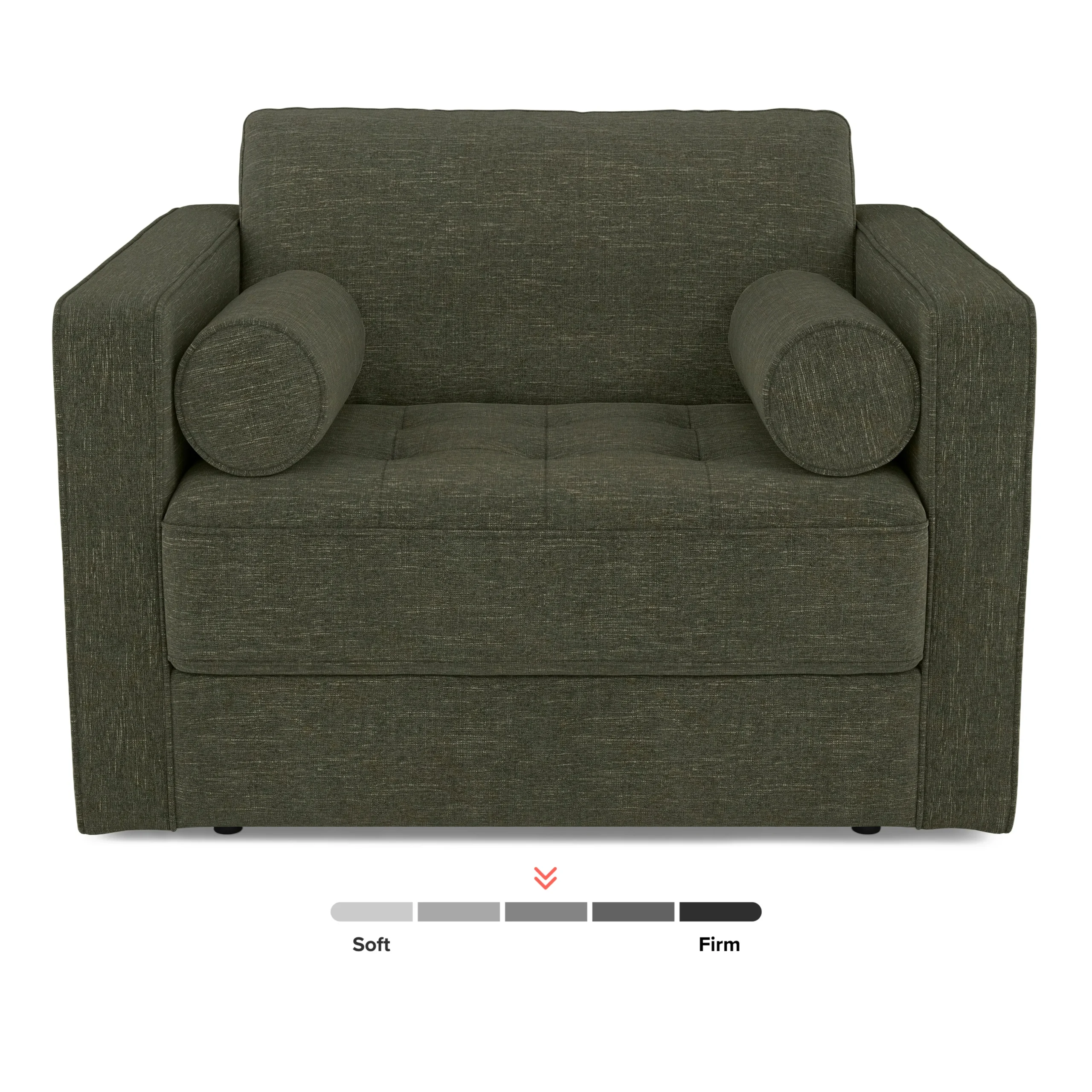 Sven 45.5_ Tufted Sleeper Chair - Fir Green - Image 12