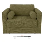 Sven 45.5_ Tufted Sleeper Chair - Napa Moss
