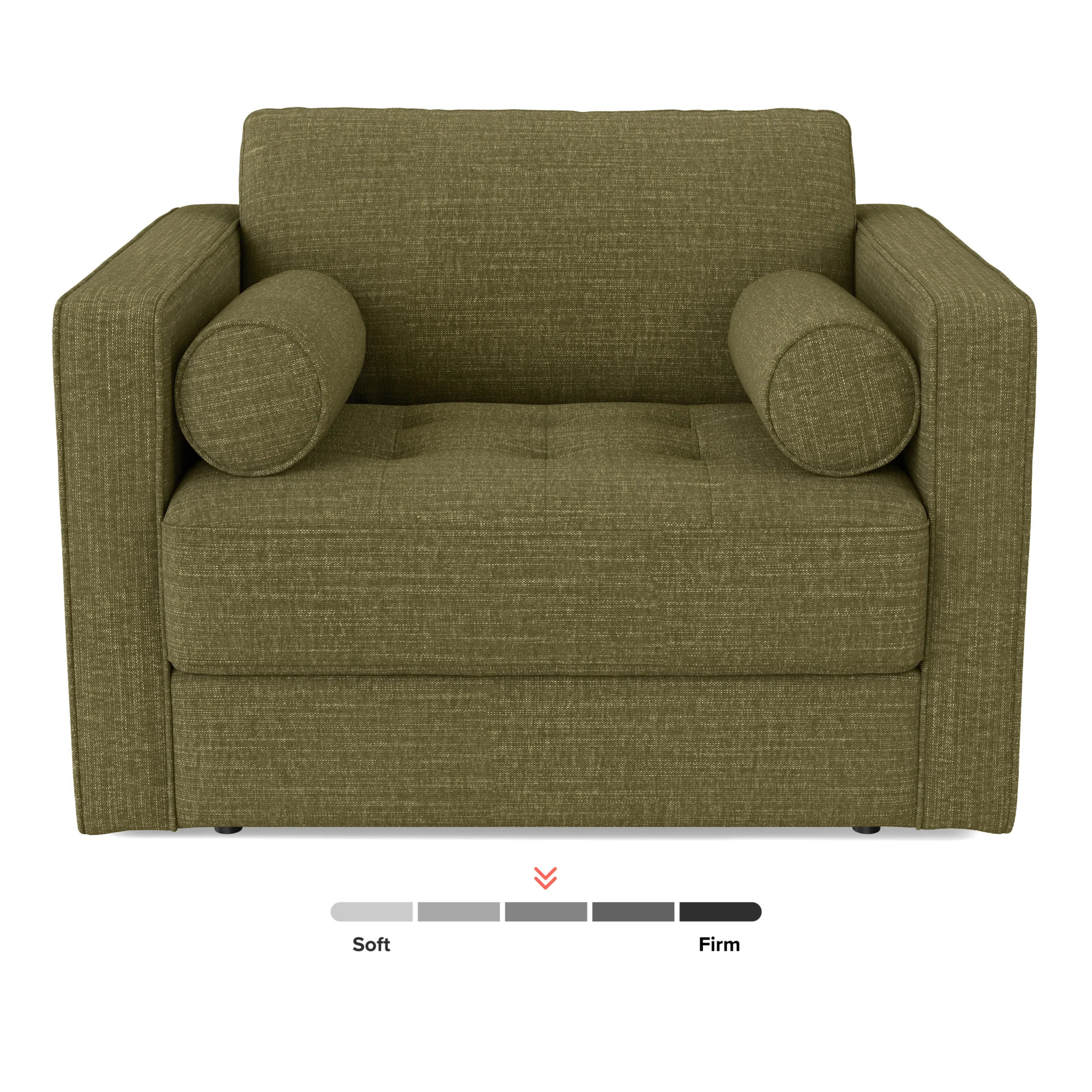 Sven 45.5_ Tufted Sleeper Chair - Napa Moss - Image 12