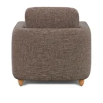 Vati 37_ Lounge Chair - Honey Oak and Buckler Brown
