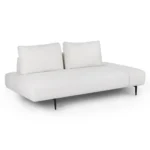 Divan 76_ Right Chaise Lounge - Quartz White