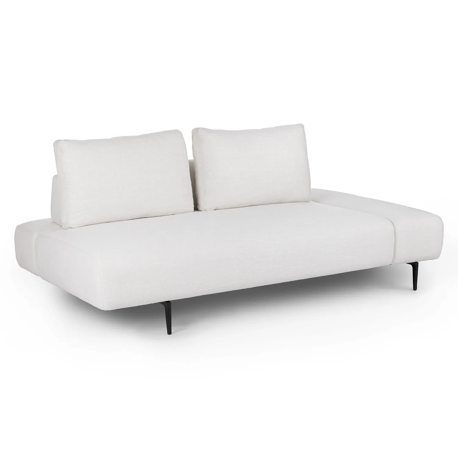 Divan 76_ Right Chaise Lounge - Quartz White - Image 8