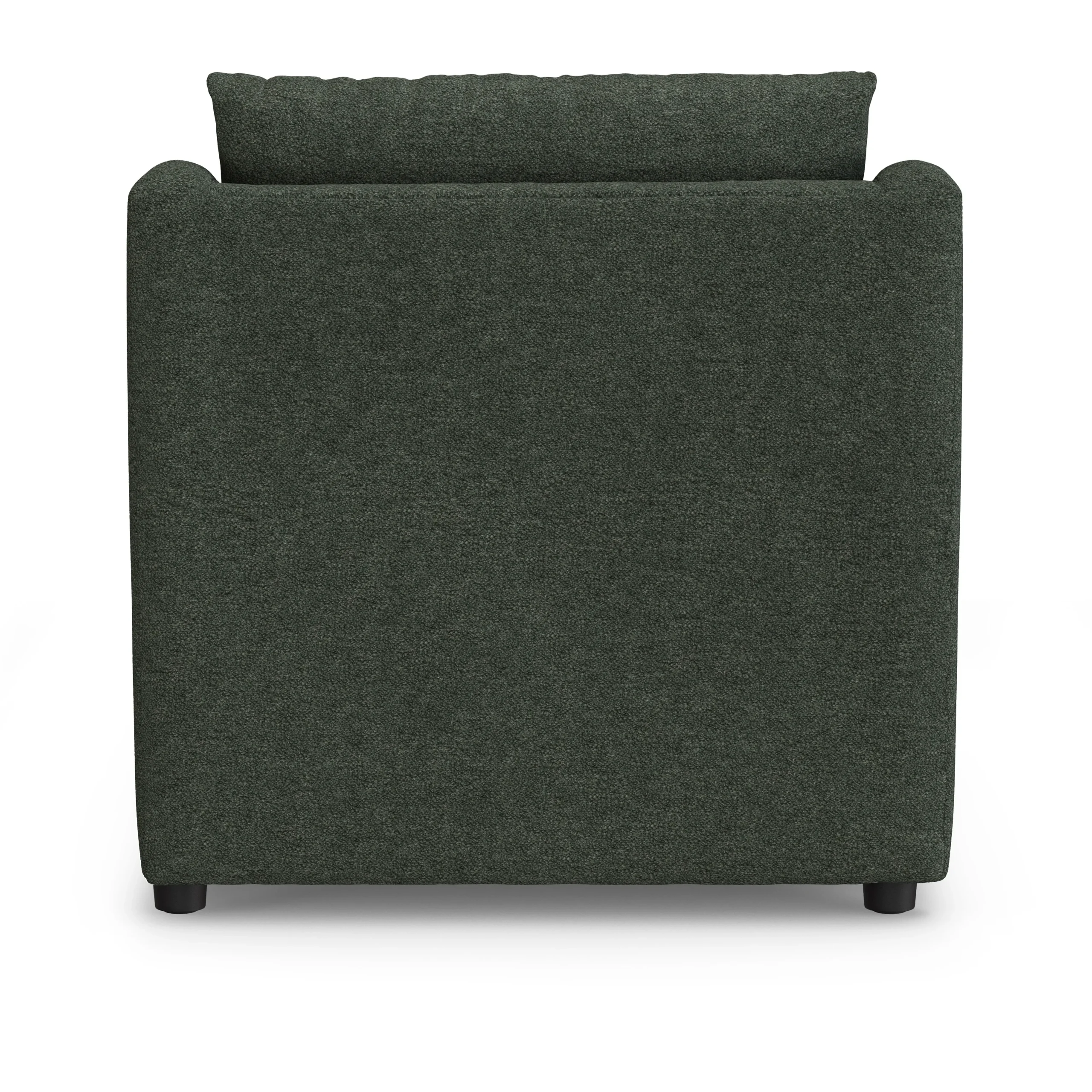 Landry 32.25_ Lounge Chair - Green Wool Bouclé - Image 9