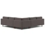 Sven 107_ Tufted Velvet Corner Sectional - Hale Warm Gray