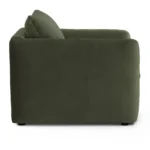 Leigh 42_ Velvet Lounge Chair - Hale Fir Green
