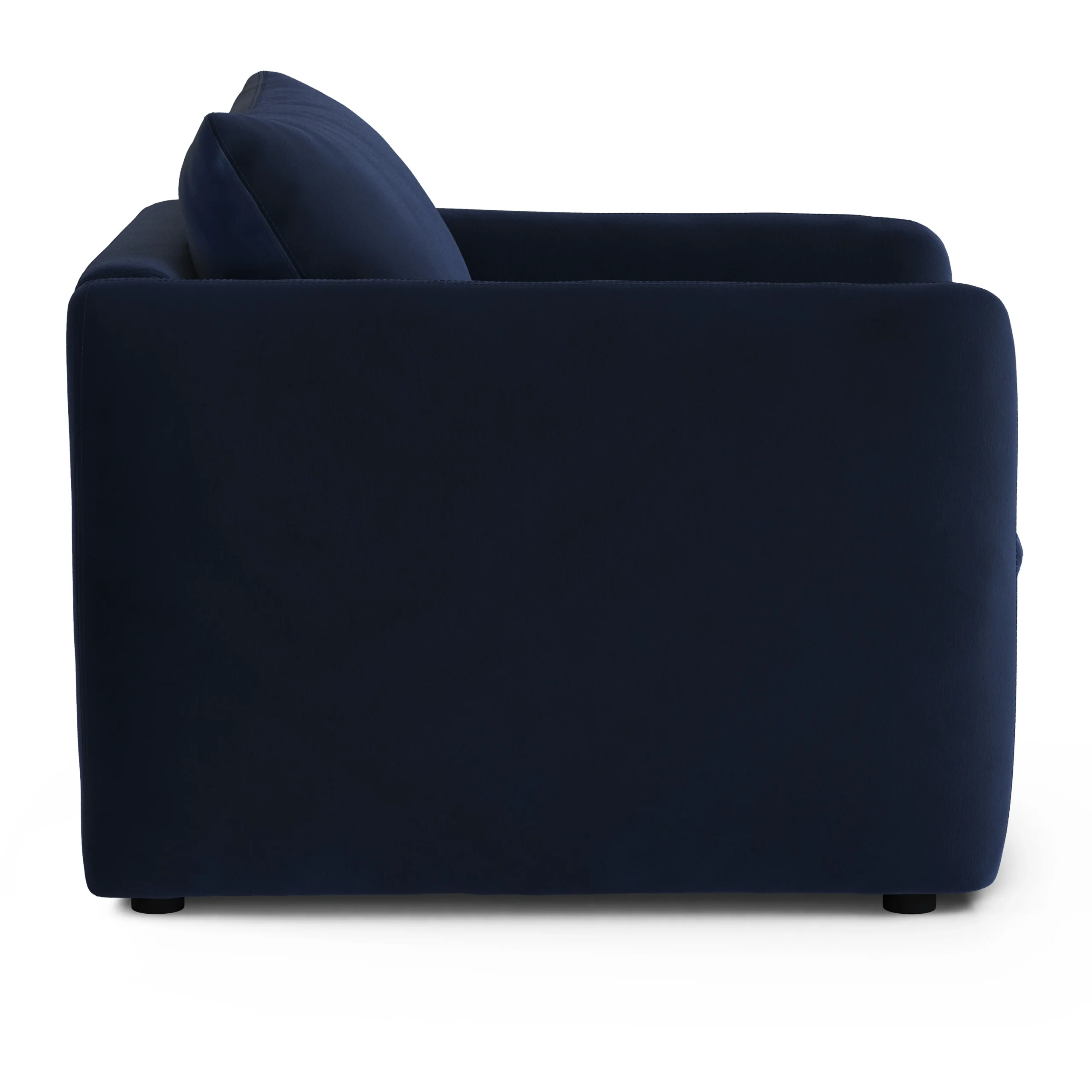 Leigh 42_ Velvet Lounge Chair - Hale Ink - Image 9