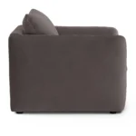 Leigh 42_ Velvet Lounge Chair - Hale Warm Gray