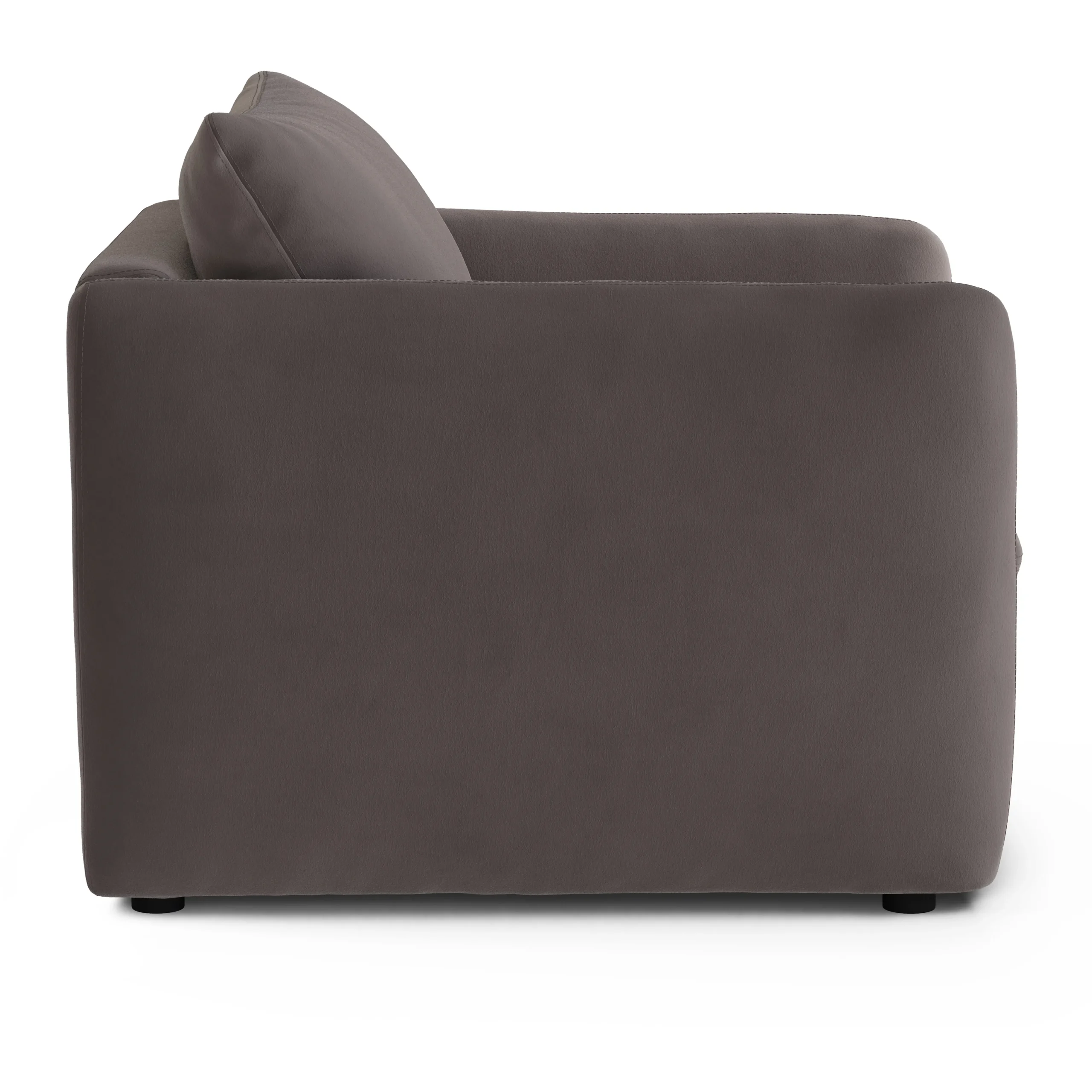 Leigh 42_ Velvet Lounge Chair - Hale Warm Gray - Image 9